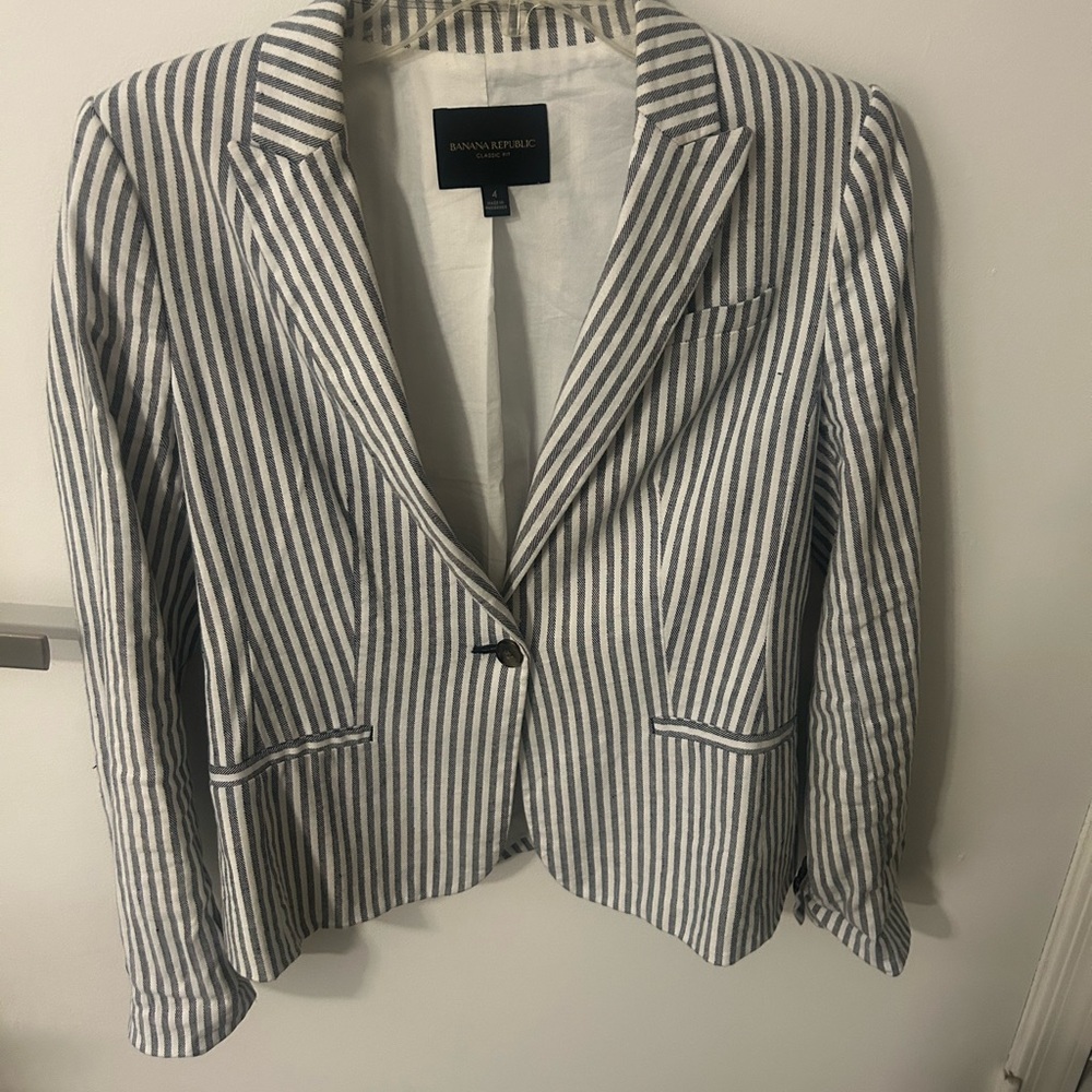 Banana Republic Striped Blazer